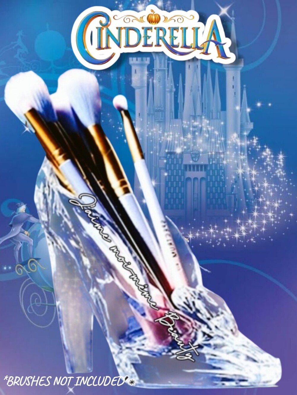Cinderella Glass Slipper Makeup Brush Holder DISNEY SPECTRUM Collab